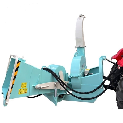 PTO Driven Wood Chipper Shredder 10inch Capacity Full Hydraulic Feed System