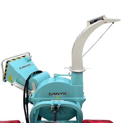 PTO Driven Wood Chipper Shredder 10inch Capacity Full Hydraulic Feed System