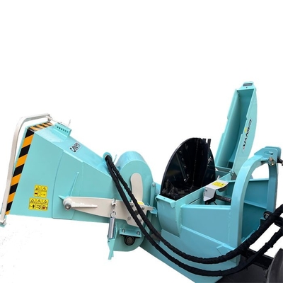 PTO Driven Wood Chipper Shredder 10inch Capacity Full Hydraulic Feed System
