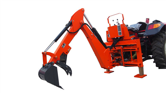 25hp Side Shift Tractor Mounted Backhoe With Boom Lockout Pins